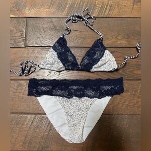 Beach Bunny Bikini Set. Medium Top, Large Bottoms.